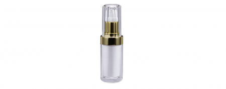 Botol Losion Bulat Akrilik dengan tutup berbentuk kristal 30ml - E-30-C Refleksi Kristal